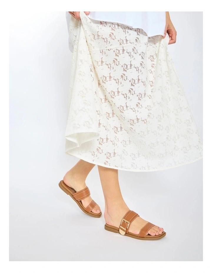 Malibu Sandals in Tan Leather image 2