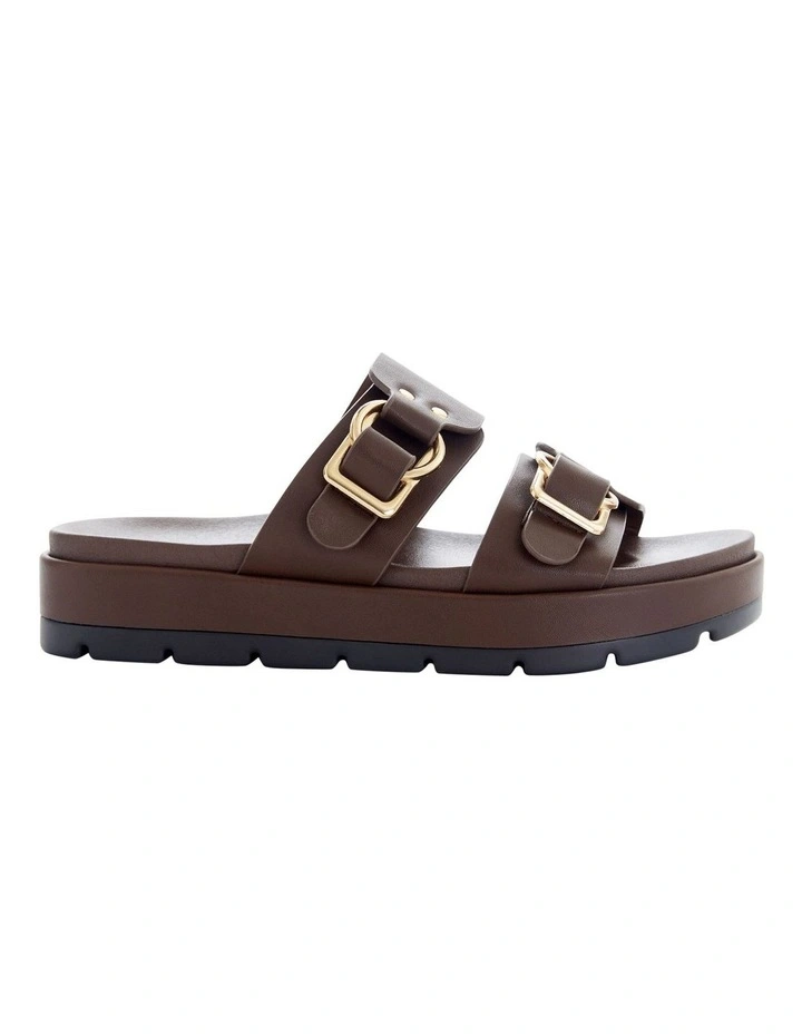 Fiction Sandals in Chocolate image 1