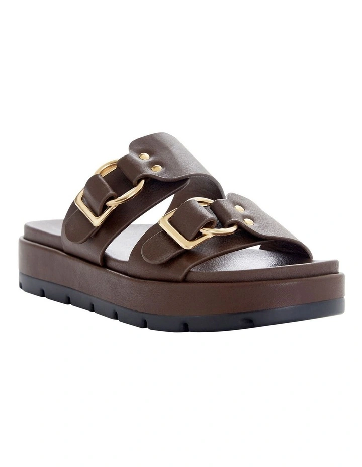 Fiction Sandals in Chocolate image 2