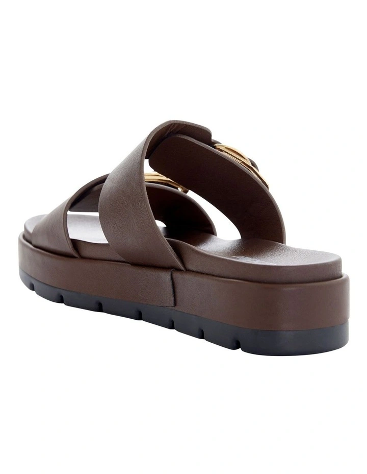 Fiction Sandals in Chocolate image 3