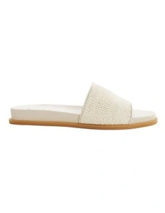 Daphne Sandals in Bone Raffia