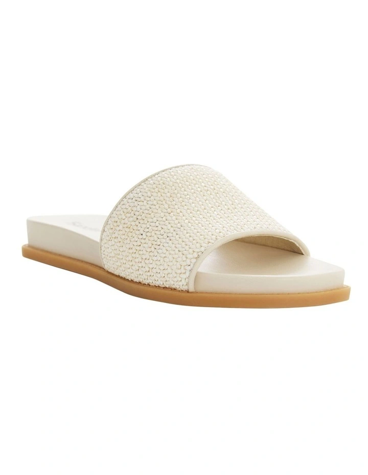Daphne Sandals in Bone Raffia image 2
