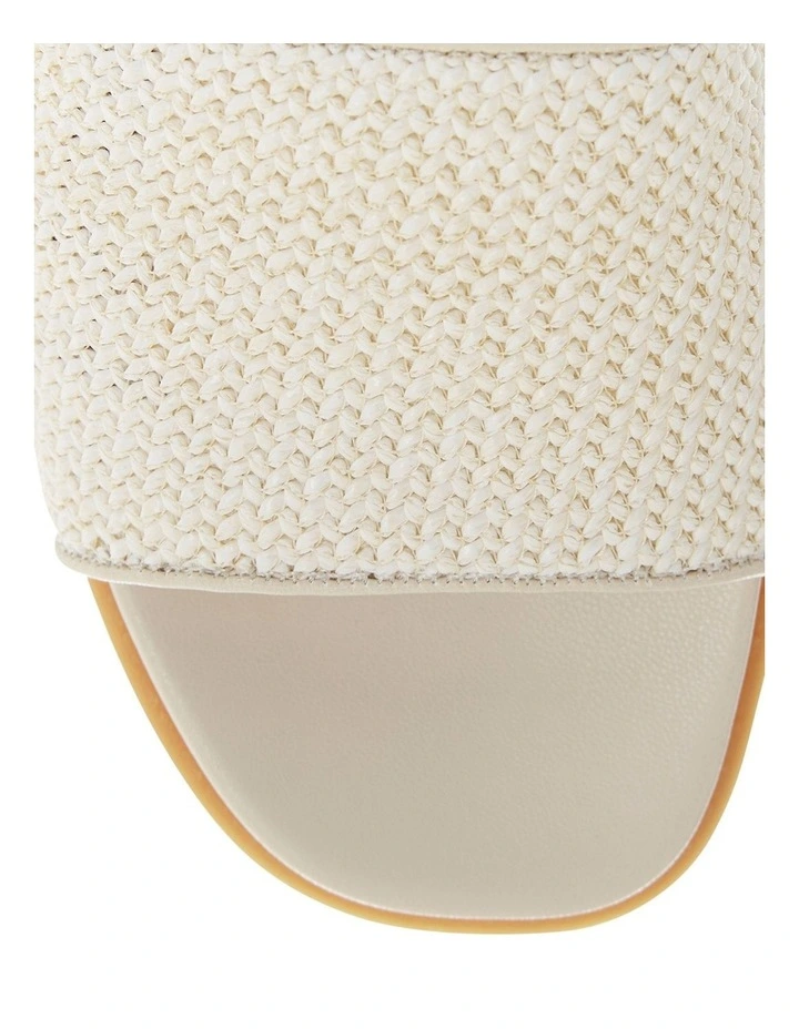 Daphne Sandals in Bone Raffia image 4