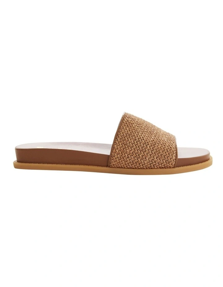 Daphne Sandals in Caramel Raffia image 1