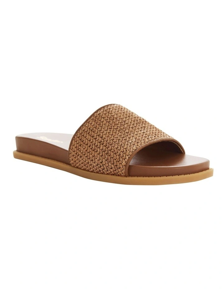 Daphne Sandals in Caramel Raffia image 2