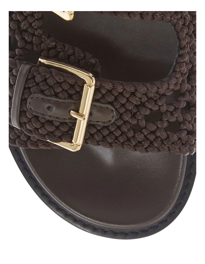 Bamboo Sandals in Chocolate Weave image 4