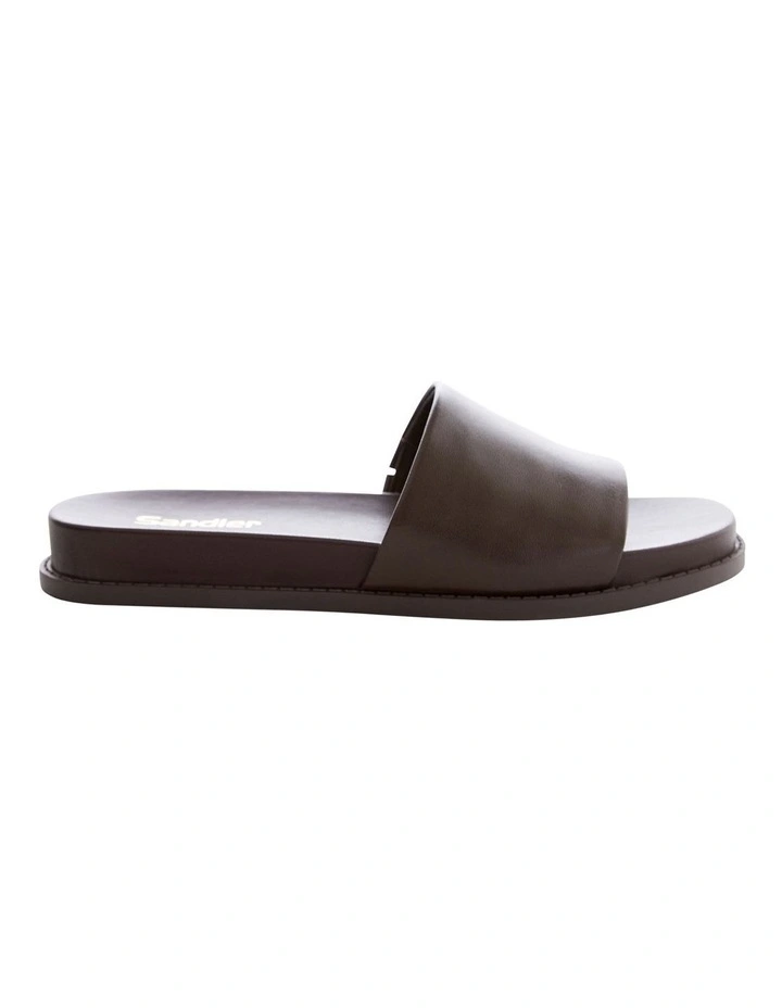 Debby Sandals in Chocolate Leather image 1