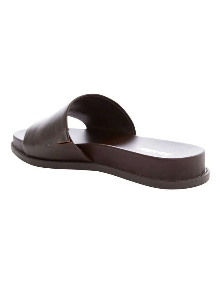 Debby Sandals in Chocolate Leather image 3
