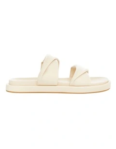 Nara Leather Sandals in Nude