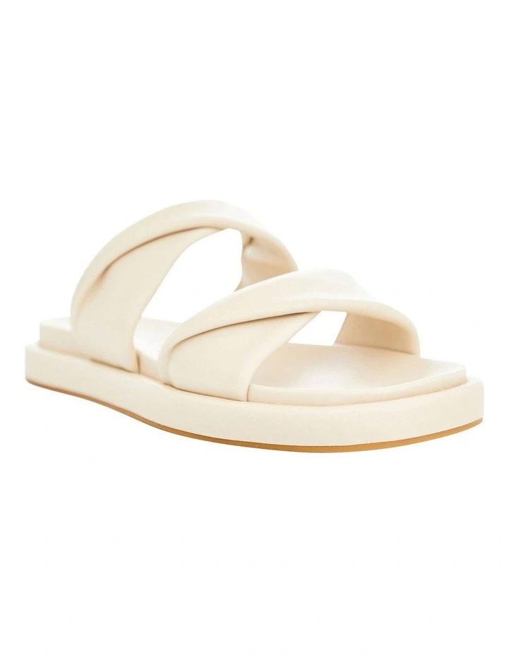 Nara Leather Sandals in Nude image 2
