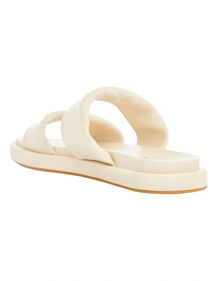 Nara Leather Sandals in Nude image 3