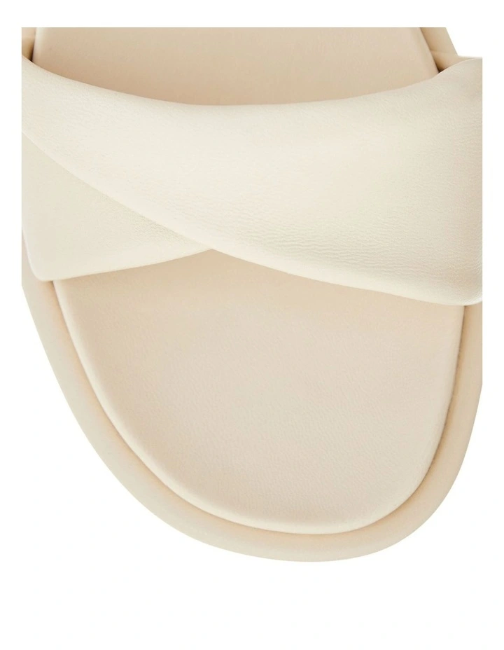 Nara Leather Sandals in Nude image 4