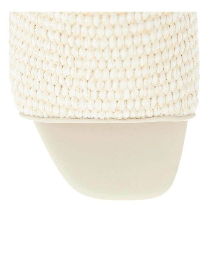 Glenda Sandals in Bone Raffia image 4