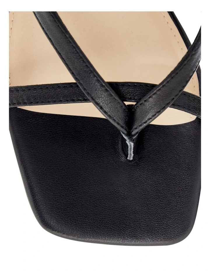 Matrix Sandals in Black Leather image 4