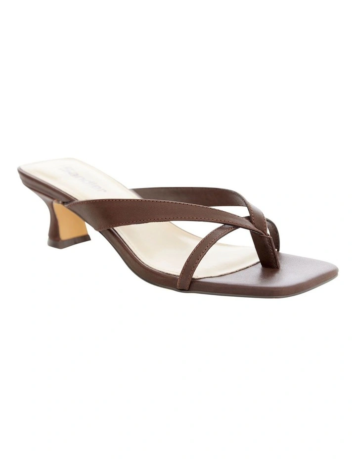 Matrix Sandals in Chocolate Leather image 2