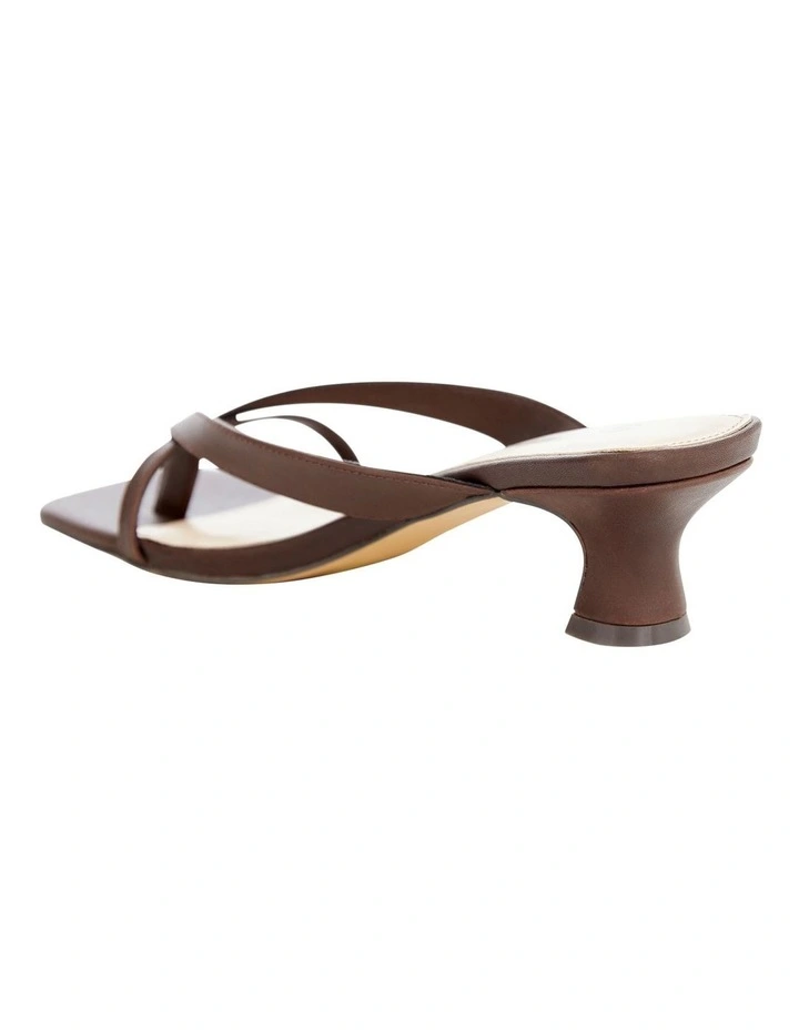Matrix Sandals in Chocolate Leather image 3