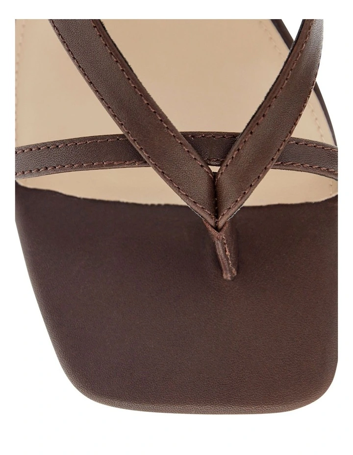 Matrix Sandals in Chocolate Leather image 4
