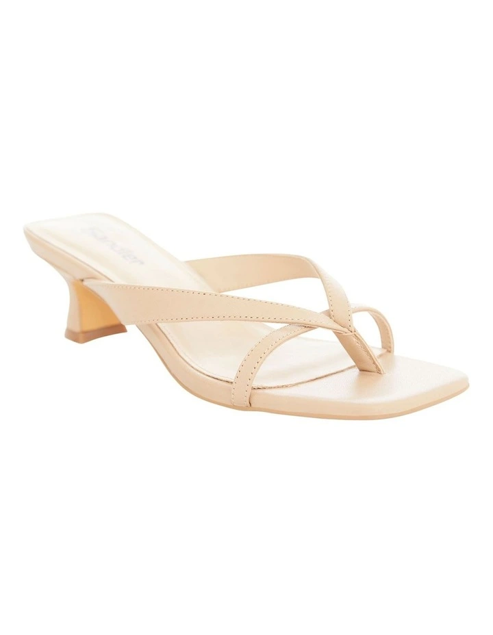 Matrix Sandals in Nude Leather image 2