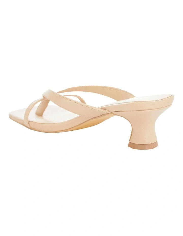 Matrix Sandals in Nude Leather image 3