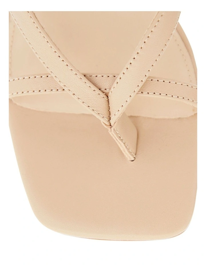 Matrix Sandals in Nude Leather image 4