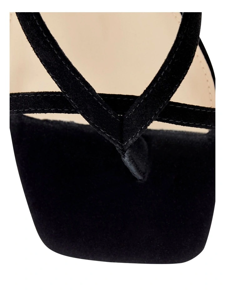 Matrix Sandals in Black Suede image 4