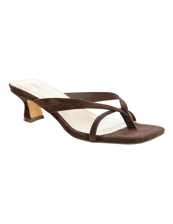 Matrix Sandals in Chocolate Suede image 2
