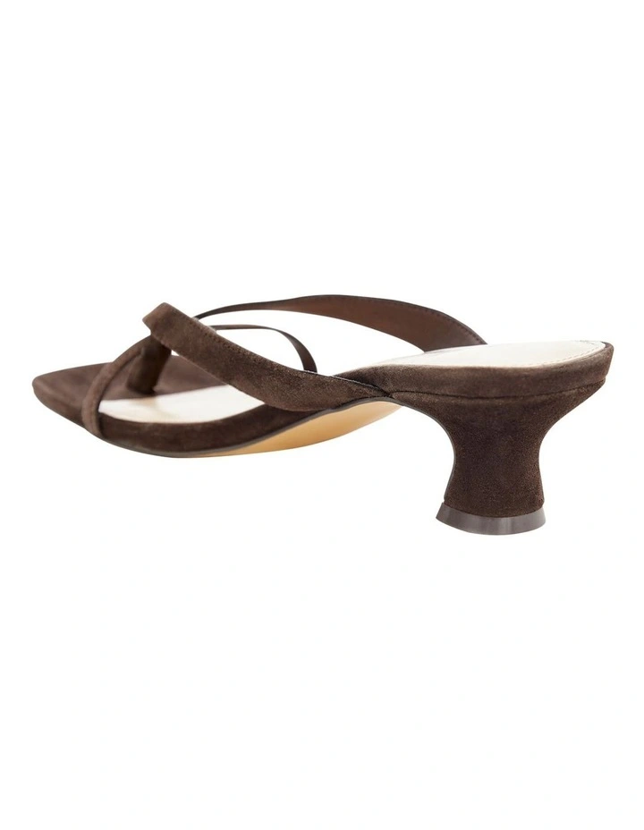 Matrix Sandals in Chocolate Suede image 3