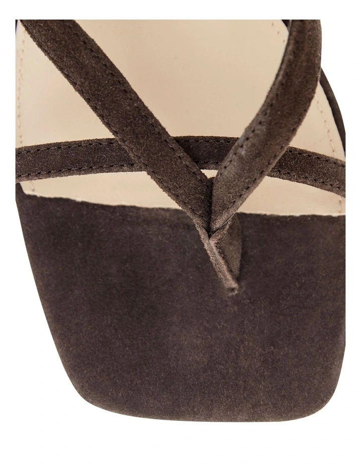 Matrix Sandals in Chocolate Suede image 4