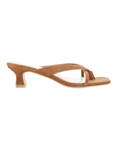 Matrix Sandals in Tan Suede