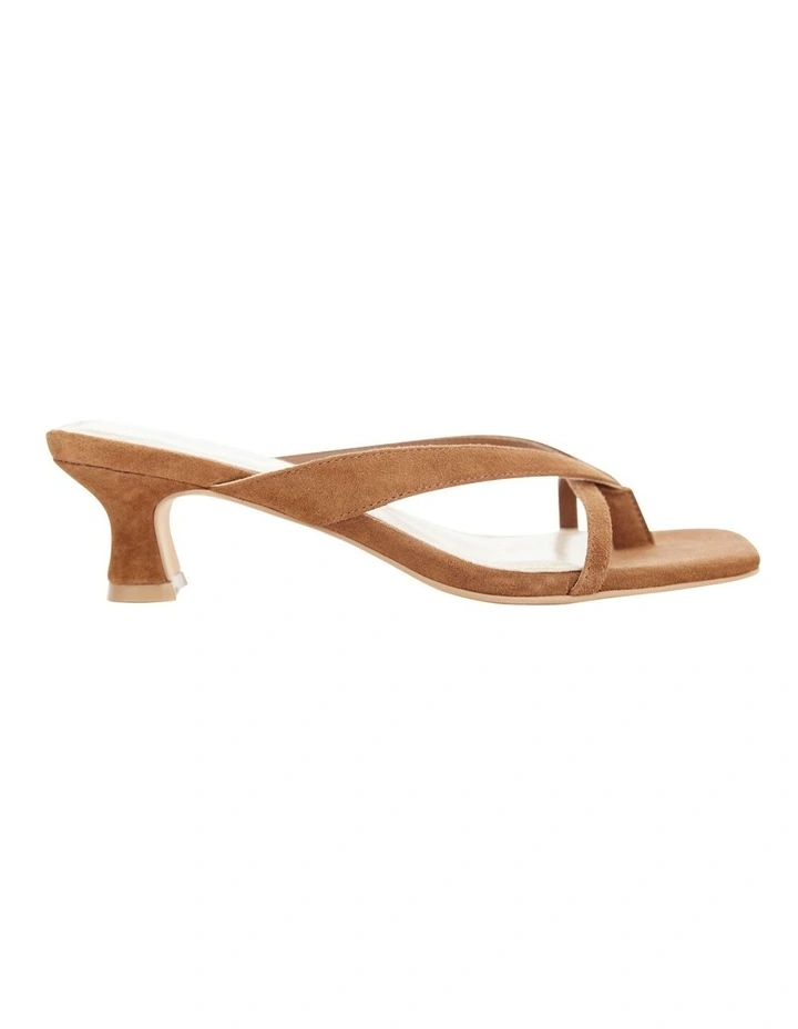Matrix Sandals in Tan Suede image 1