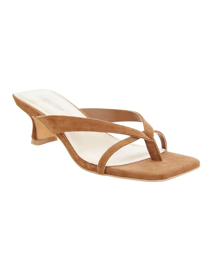 Matrix Sandals in Tan Suede image 2