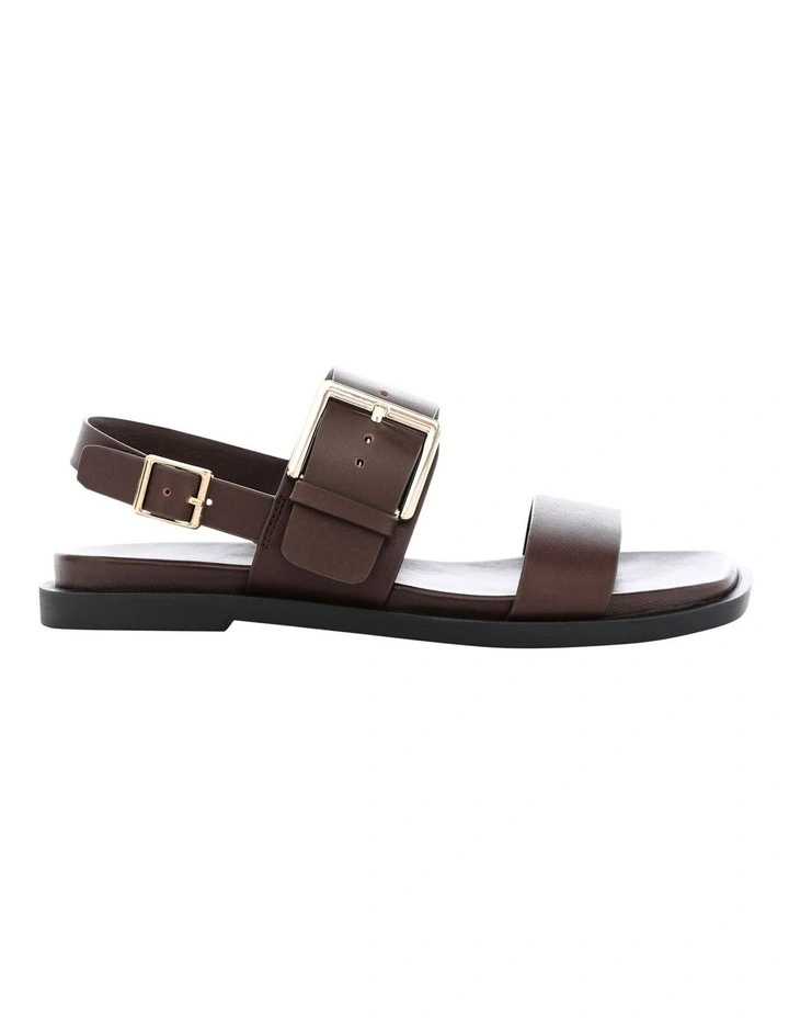 Meadow Sandals in Chocolate Leather image 1