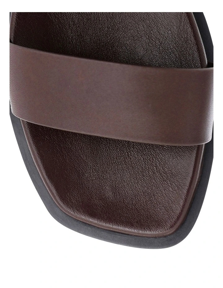 Meadow Sandals in Chocolate Leather image 4