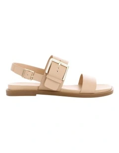 Meadow Sandals in Nude Leather