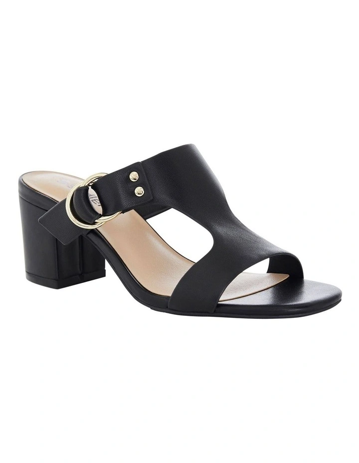 Harper Sandals in Black Leather image 2