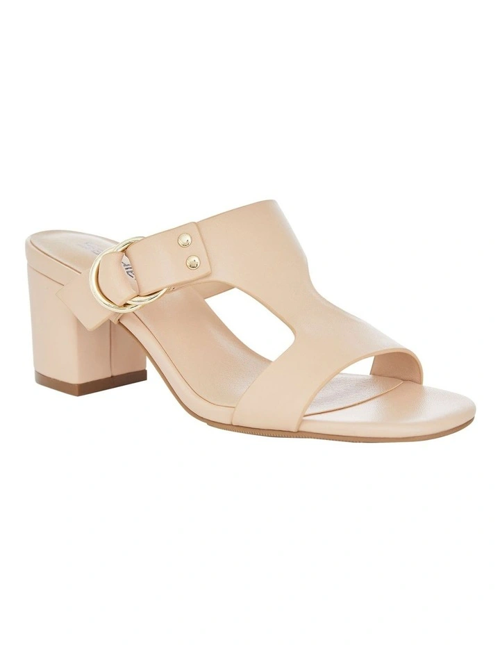 Harper Sandals in Blush Leather image 2