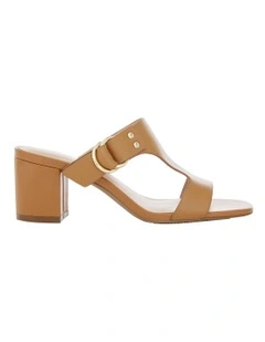 Harper Sandals in Tan Leather