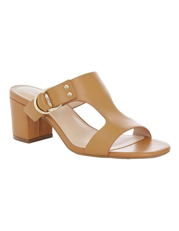 Harper Sandals in Tan Leather image 2