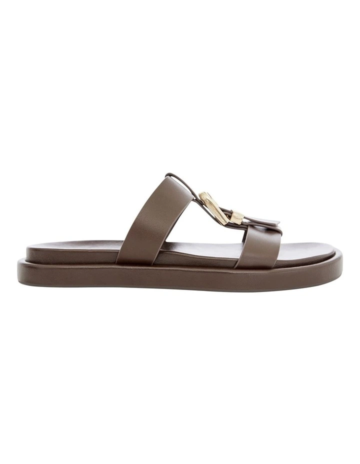 Nelly Sandals in Chocolate Leather image 1