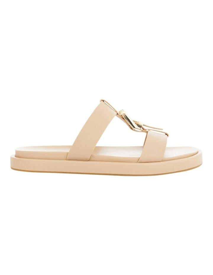 Nelly Leather Sandals in Nude Glove image 1