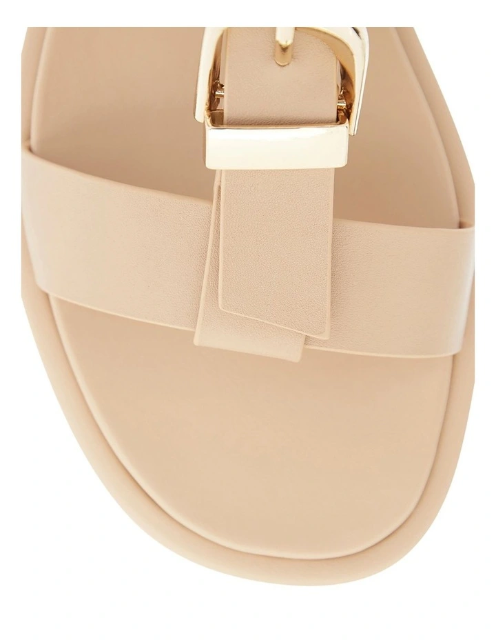 Nelly Leather Sandals in Nude Glove image 4