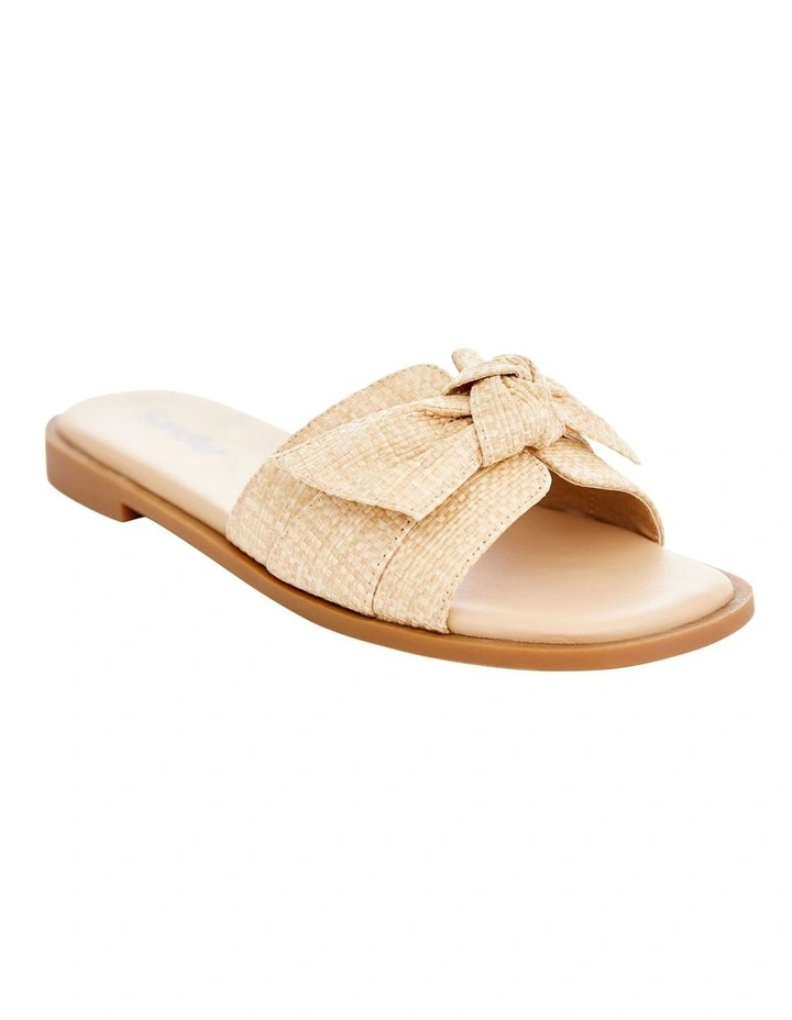 Dahlia Sandals in Natural Raffia image 2