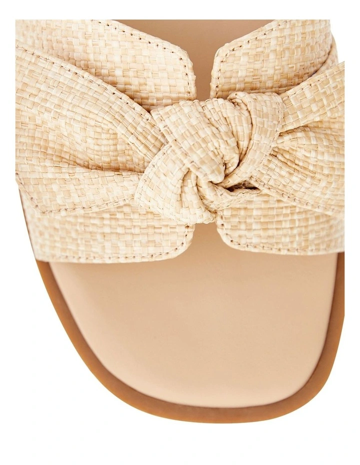Dahlia Sandals in Natural Raffia image 4