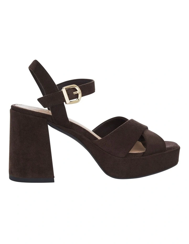 Sienna Sandals in Chocolate Micro image 1