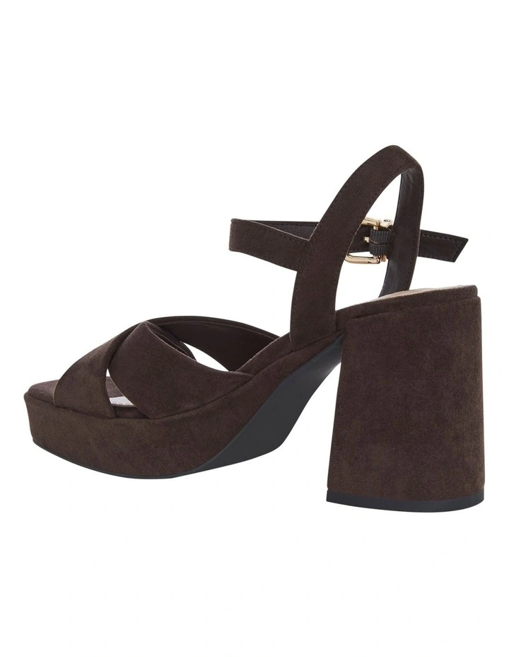 Sienna Sandals in Chocolate Micro image 3