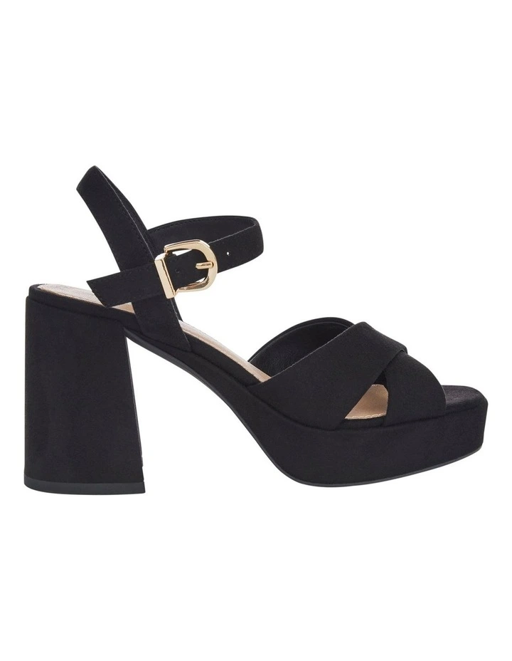 Sienna Sandals in Black Micro image 1