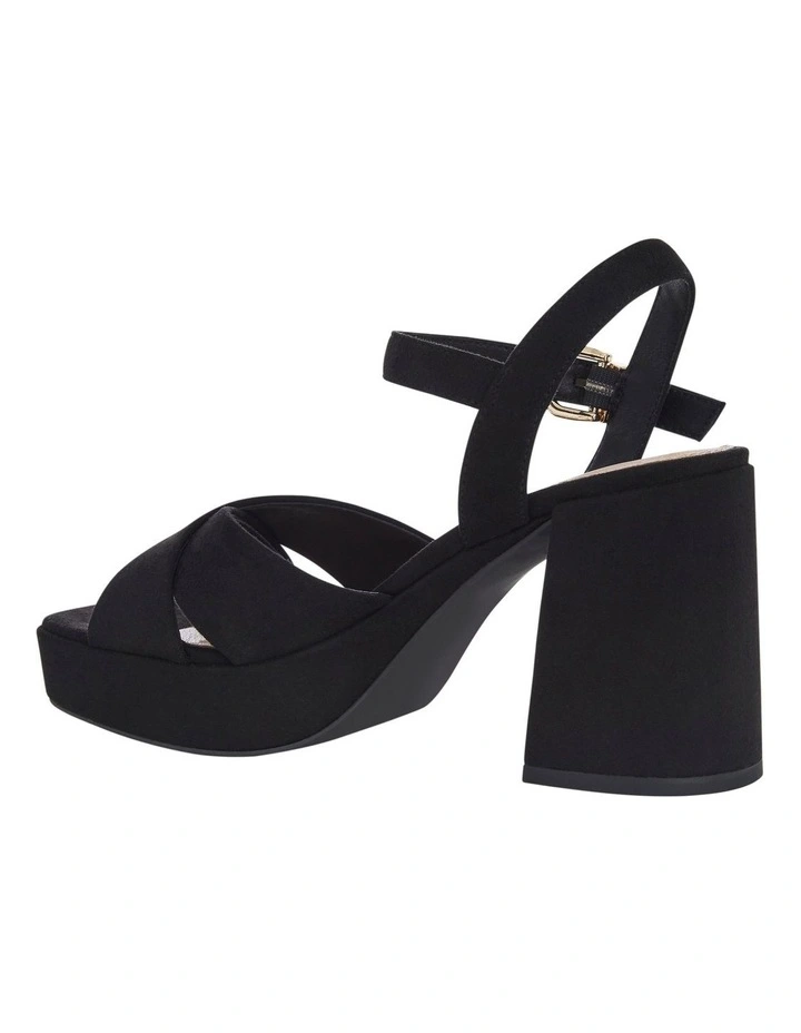 Sienna Sandals in Black Micro image 3