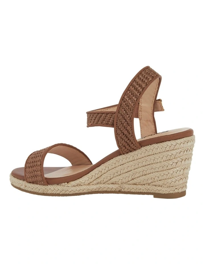 Africa Sandals in Tan Raffia image 3