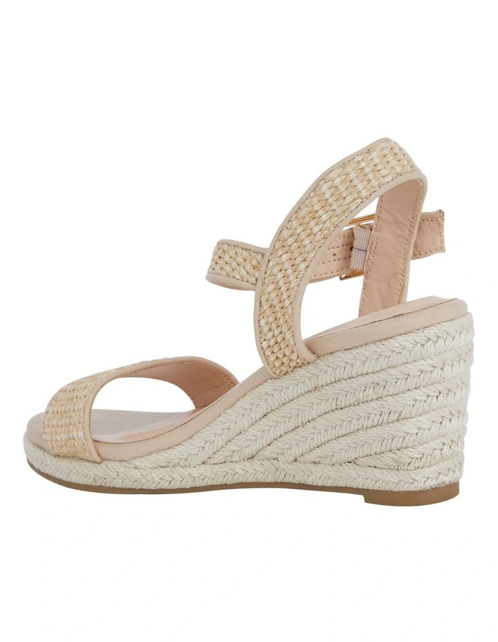 Africa Sandals in Tan Raffia image 3