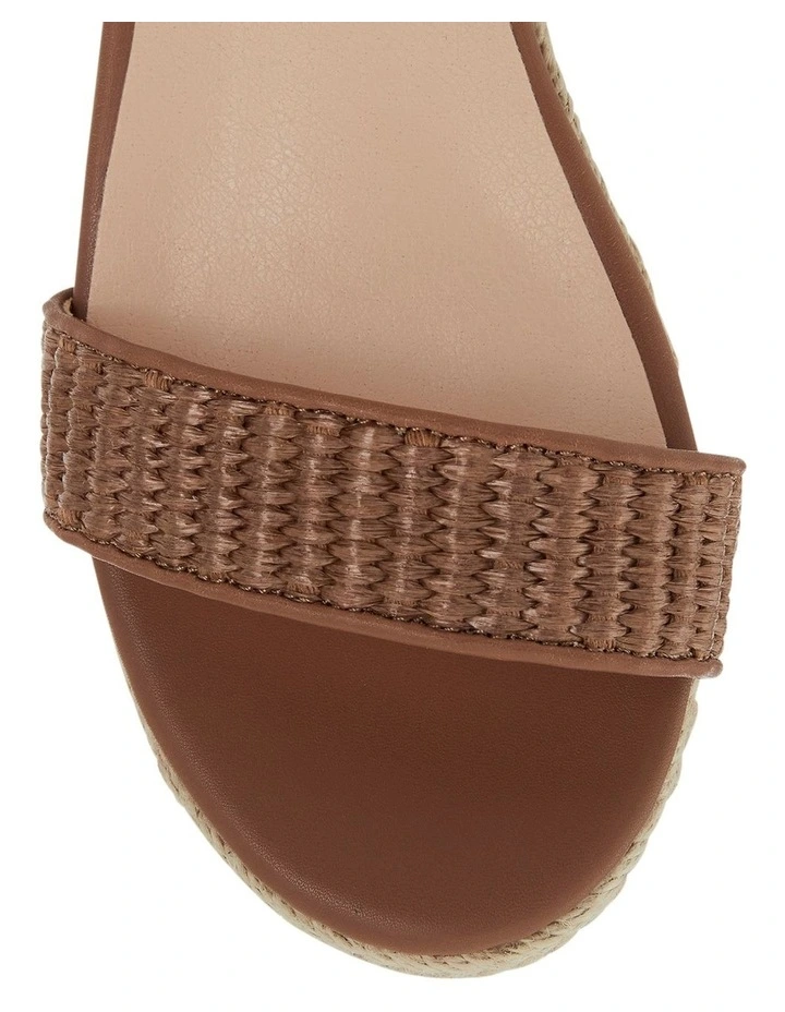 Africa Sandals in Tan Raffia image 4